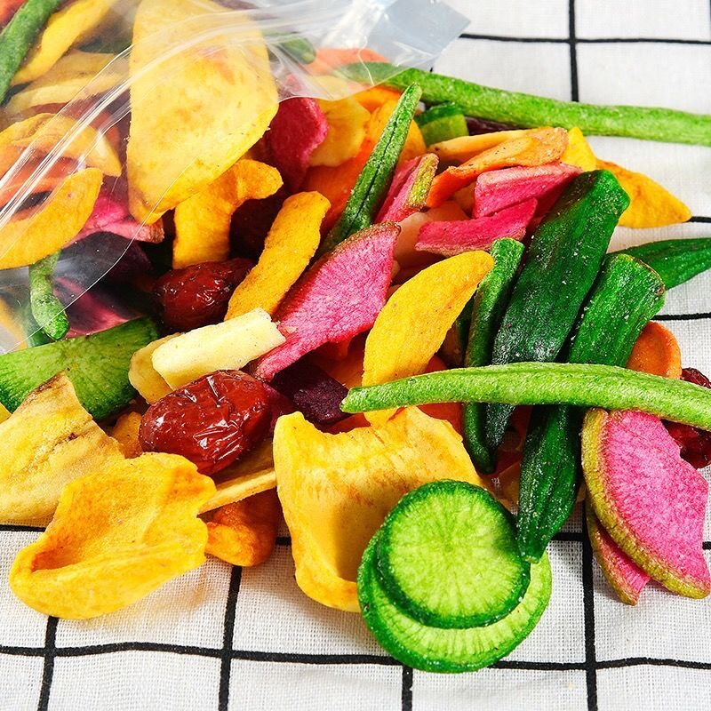 综合果蔬脆蔬菜干混合装非油炸休闲零食水果干综合果蔬脆片批发