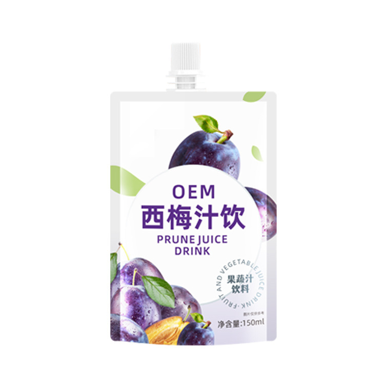 益生元西梅汁纤畅饮 果蔬汁纤维酵素饮植物提取吸嘴袋自立袋果汁